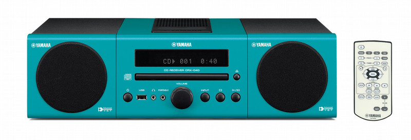 Yamaha MCR-040 Mini-Set 30W Blau