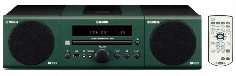 Yamaha MCR-140 Mini-Set 30W Grün