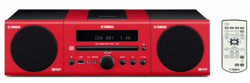 Yamaha MCR-140 Mini set 30W Red