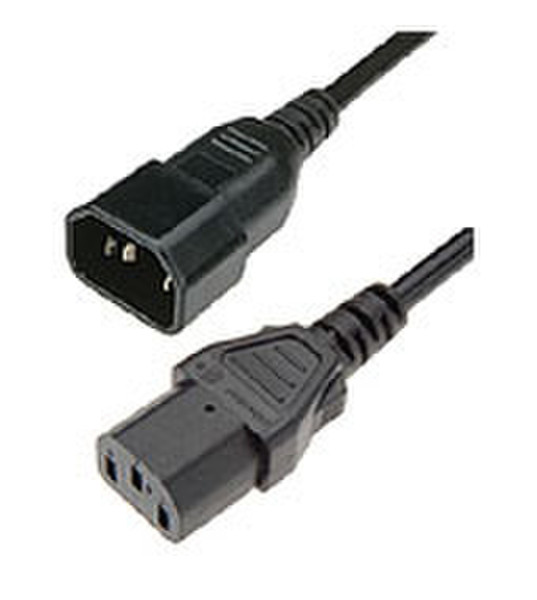 Hewlett Packard Enterprise 142257-002 2.5м Разъем C14 Разъем C13 Черный кабель питания