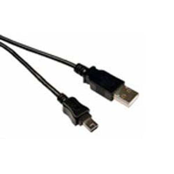 Micromel LVB5004 1.8m USB A Schwarz USB Kabel