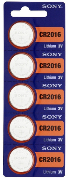 Sony CR2016BEA Литиевая 3В батарейки