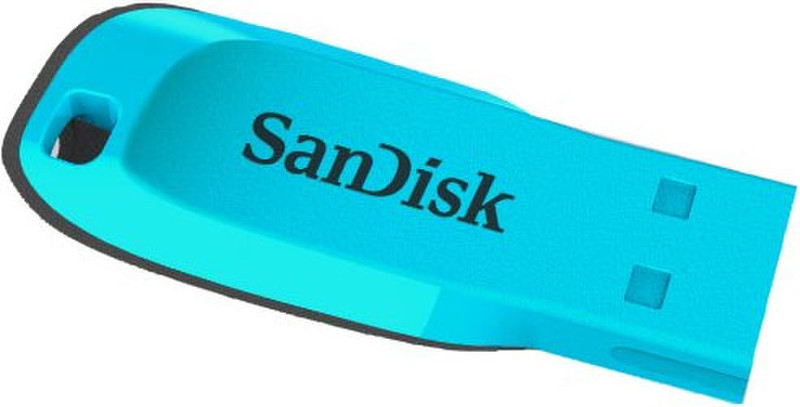 Sandisk Cruzer Blade 8ГБ USB 2.0 Тип -A Синий USB флеш накопитель