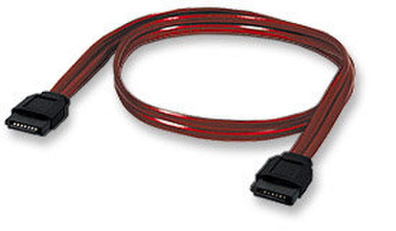 Manhattan 340717 1m SATA M L-type SATA M L-type Rot Serien-Kabel