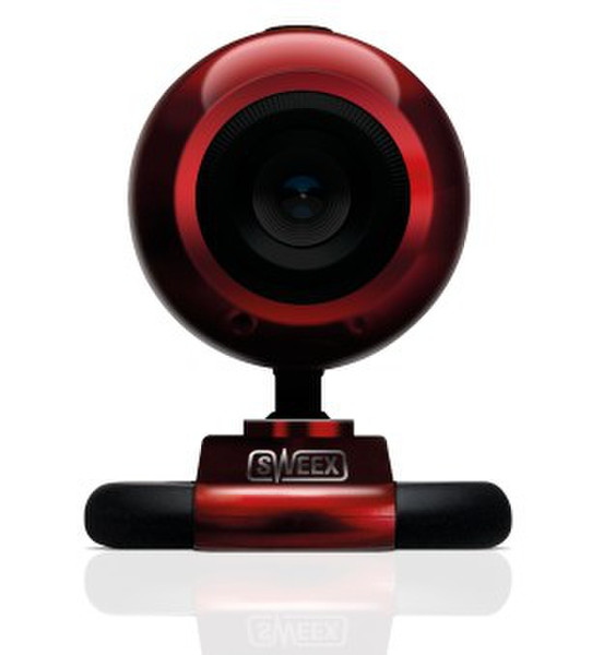 Sweex WC152 1600 x 1200пикселей USB 2.0 Черный, Красный вебкамера
