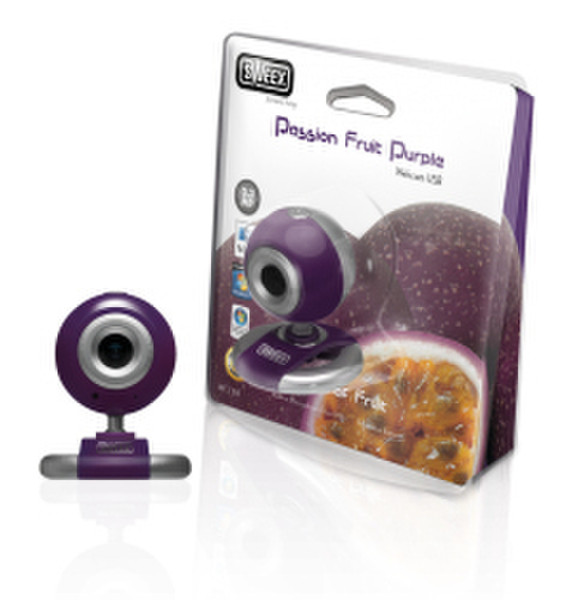 Sweex WC158 1600 x 1200пикселей USB 2.0 Пурпурный вебкамера