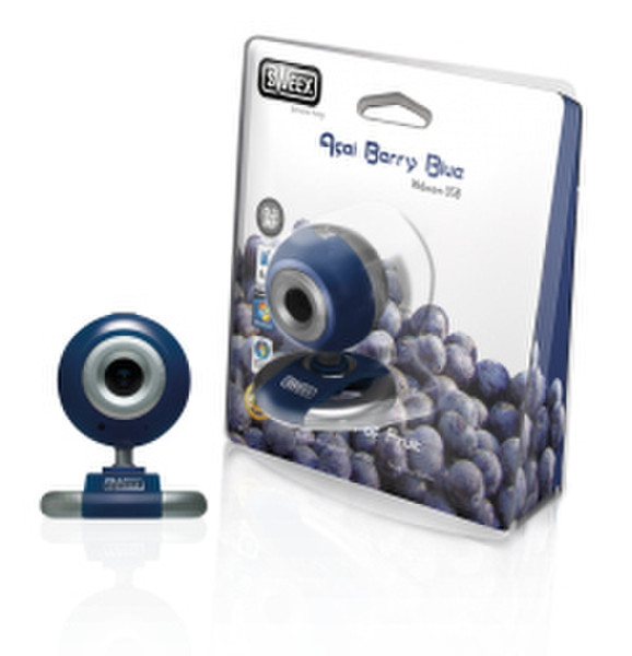Sweex WC159 1600 x 1200Pixel USB 2.0 Blau Webcam