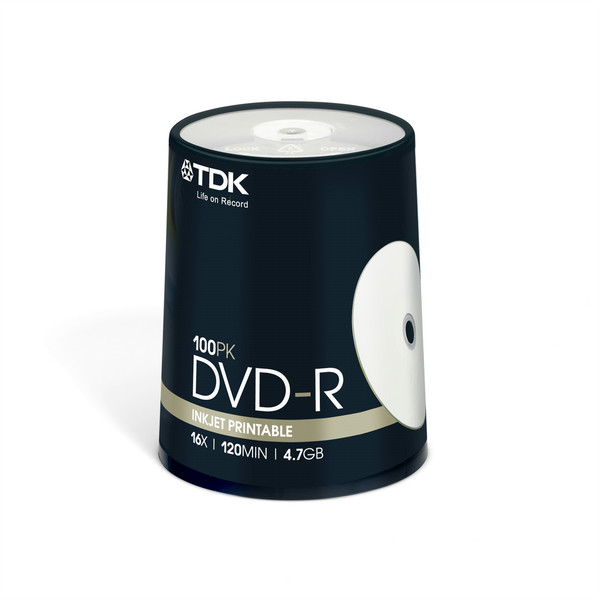 TDK 100 x DVD-R 4.7GB 9.4GB DVD-R 100pc(s)