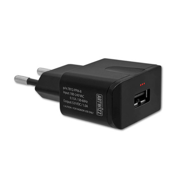 Artwizz PowerPlug Indoor Black mobile device charger
