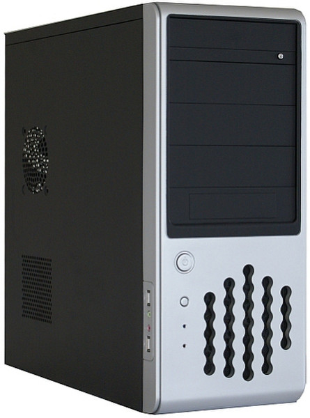 PNL-tec BC-16 Midi-Tower Black,Silver computer case