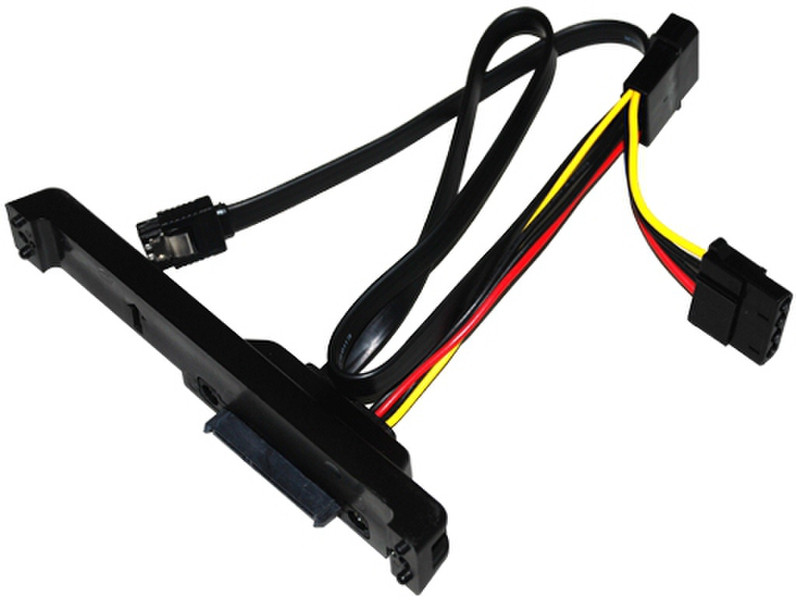 Silverstone CP05 0.5м Черный кабель SATA