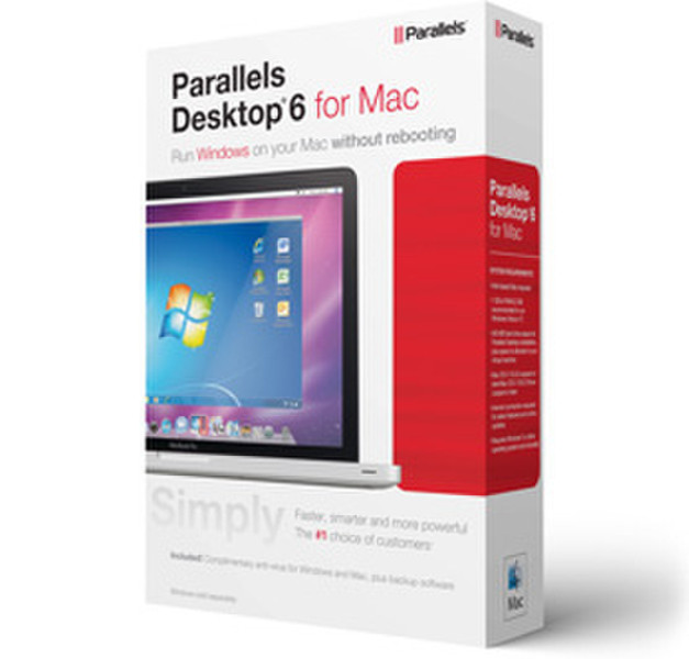 Parallels Desktop 6, EDU, Mac, BOX, FRE