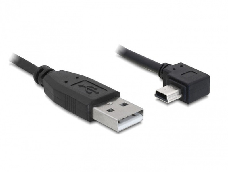 DeLOCK 82683 3м USB A Mini-USB B Черный кабель USB