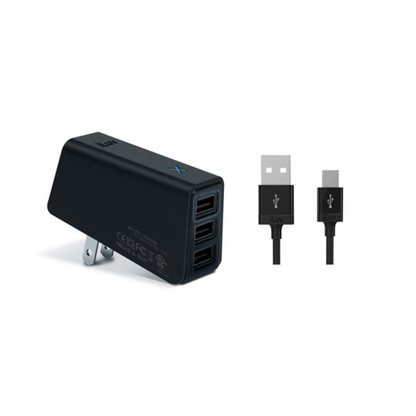 iLuv IAD235 Indoor Black mobile device charger