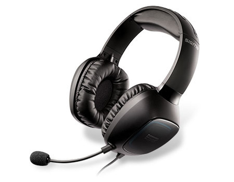 Creative Labs Tactic3D Sigma Binaural Head-band Black headset