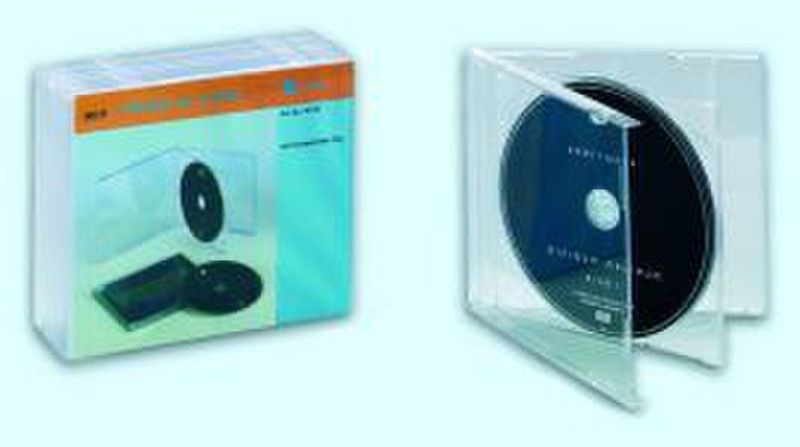 Beco 407.25 2дисков Прозрачный чехлы для оптических дисков