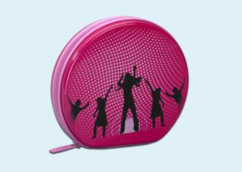 Beco 494.38 24дисков Разноцветный, Розовый чехлы для оптических дисков