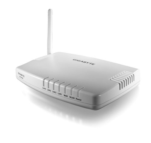 Gigabyte GN-B46B Fast Ethernet White wireless router