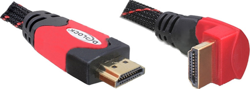 DeLOCK 3m HDMI 3м HDMI HDMI Черный, Красный HDMI кабель