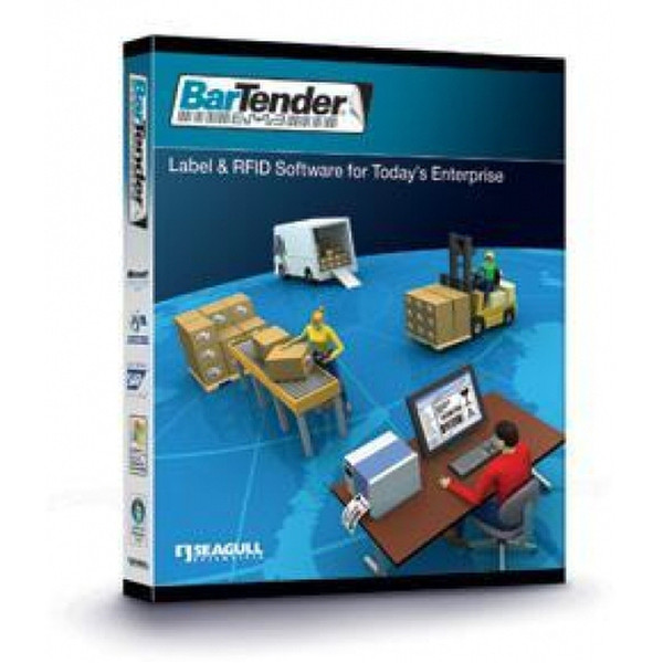 Seagull BarTender Enterprise Automation, 10u 10user(s) bar coding software