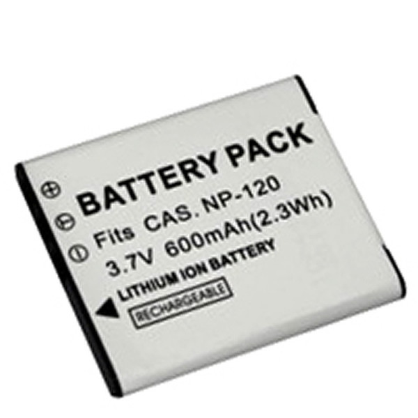 Casio NP-120 Lithium-Ion (Li-Ion) 600mAh 3.7V rechargeable battery