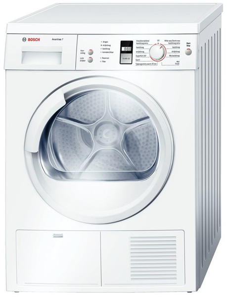 Bosch WTE86370NL Отдельностоящий Фронтальная загрузка 7кг B Белый сушилка для белья