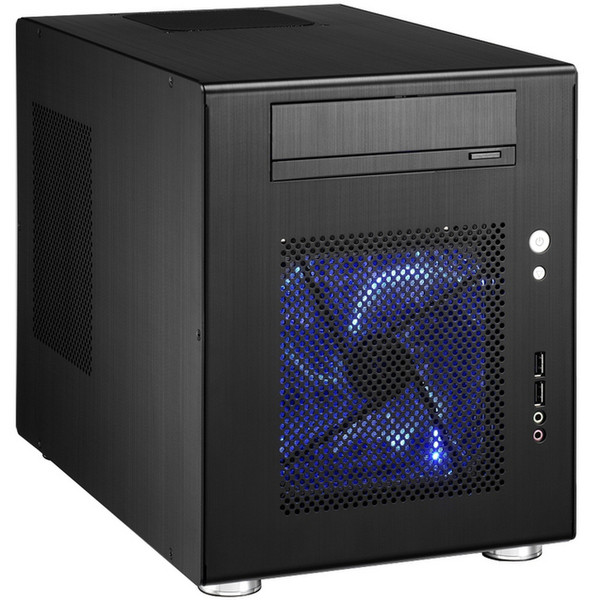 Lian Li PC-Q08B Mini-Tower Черный системный блок