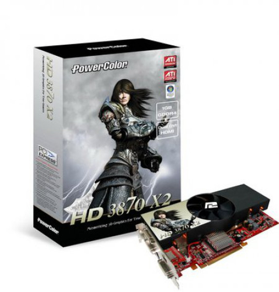 PowerColor Radeon HD3870 X2 1ГБ GDDR4