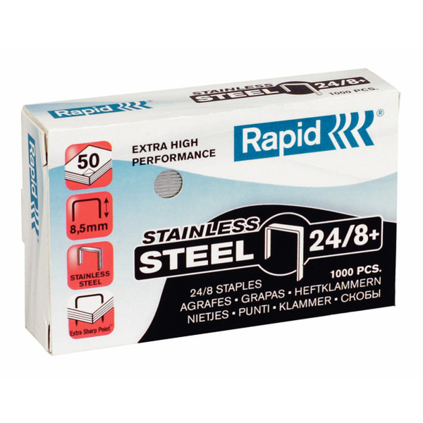 Rapid 24/8 Staples pack 5000staples