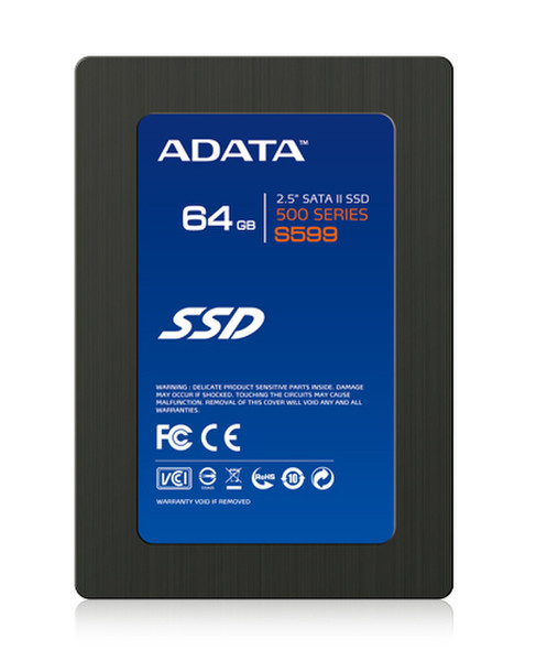 ADATA 64GB S599 Serial ATA II solid state drive