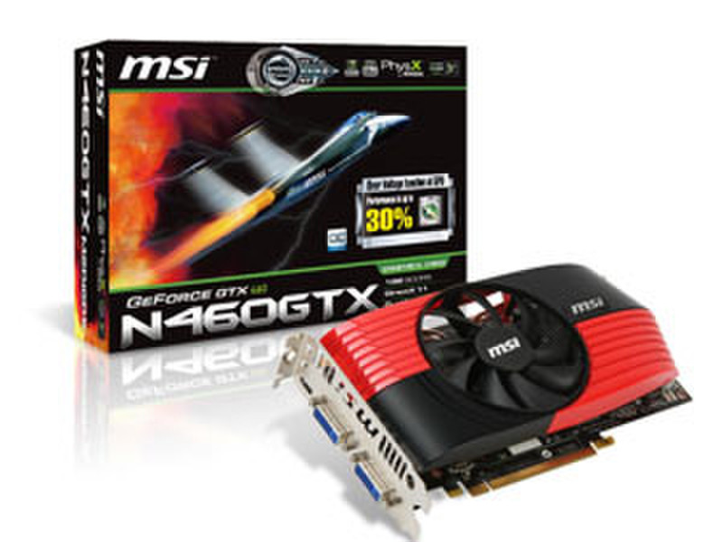 MSI V232-015R GeForce GTX 460 1GB GDDR5 Grafikkarte