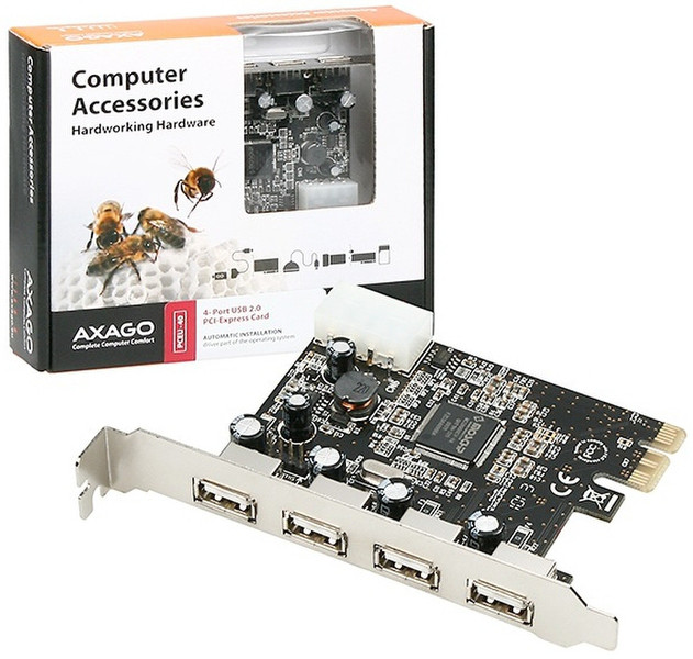 Axago PCEU-40 interface cards/adapter