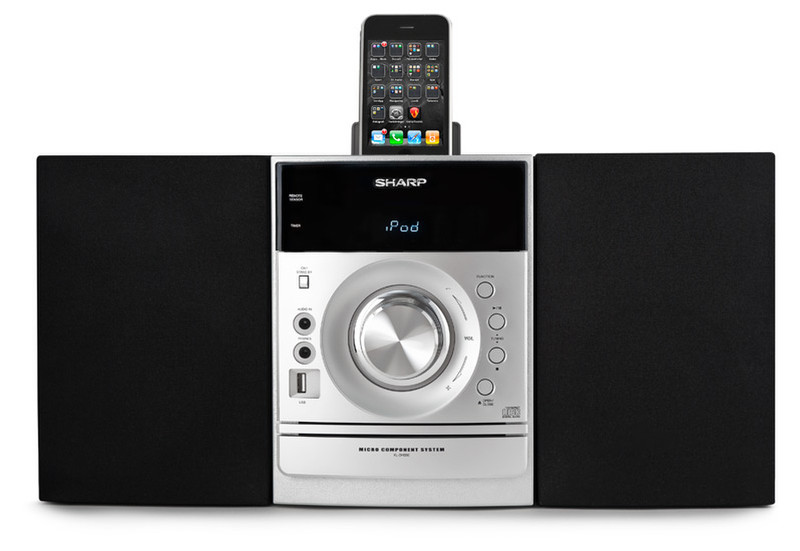 Sharp XL-DH330PH Micro set 100W Aluminium,Black home audio set