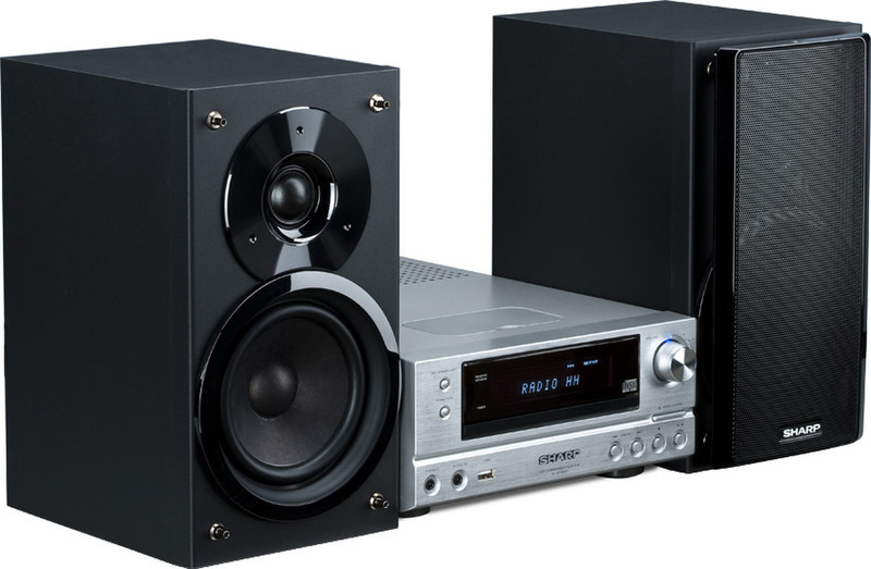 Sharp XL-HF200PHS Mini set 140W Black home audio set