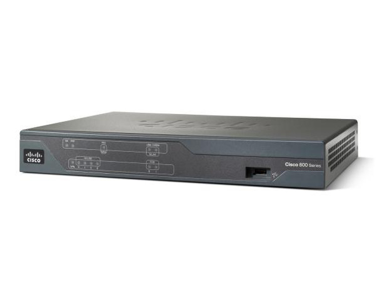 Cisco 886VA Подключение Ethernet ADSL2+ Черный проводной маршрутизатор