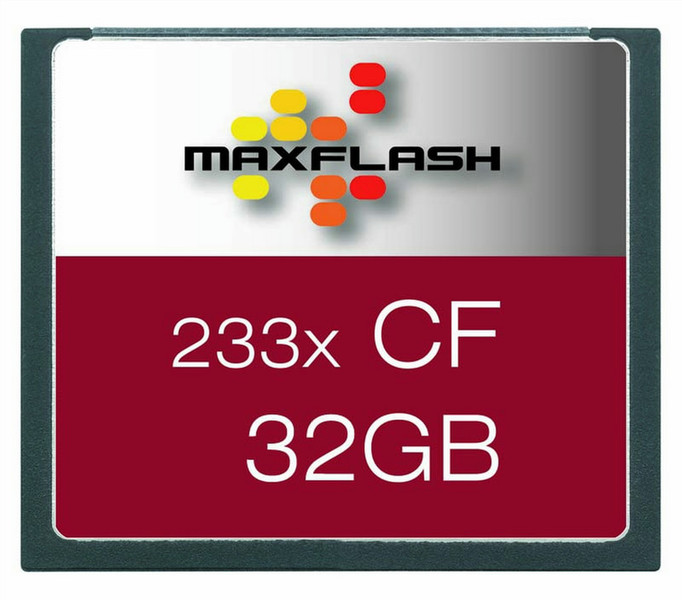 MaxFlash CF32G233M-R 32GB Kompaktflash Speicherkarte