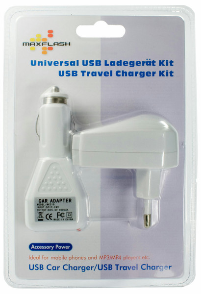 MaxFlash CH-21UCACM-R White mobile device charger