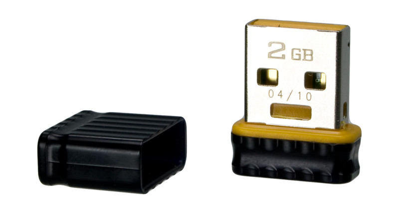 MaxFlash PD2GM6-R 2ГБ USB 2.0 Тип -A Черный USB флеш накопитель