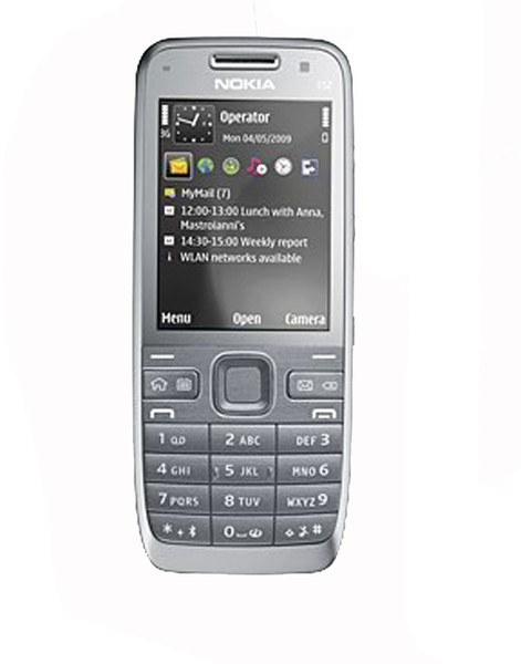 Nokia E52 Single SIM Aluminium,Grey smartphone