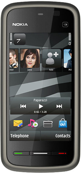 Nokia 5228 Две SIM-карты Черный смартфон