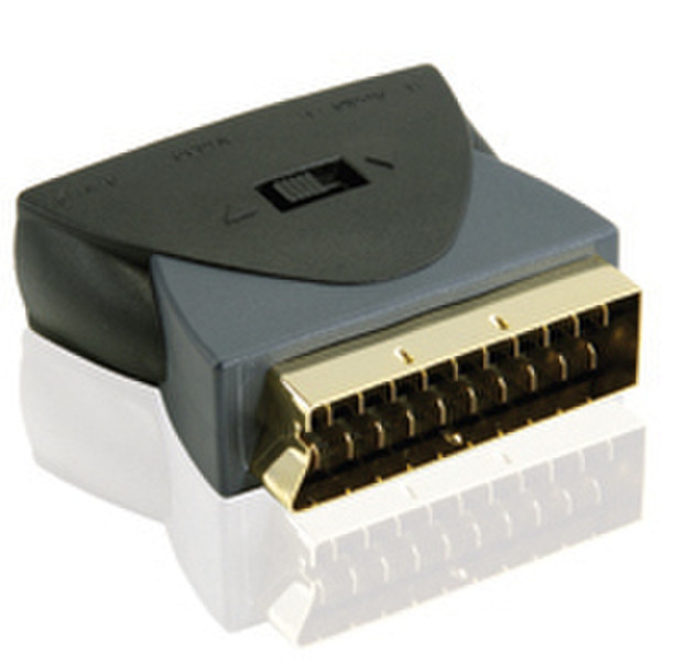 Profigold PGP3200CI SCART S-Video+RCA Черный кабельный разъем/переходник