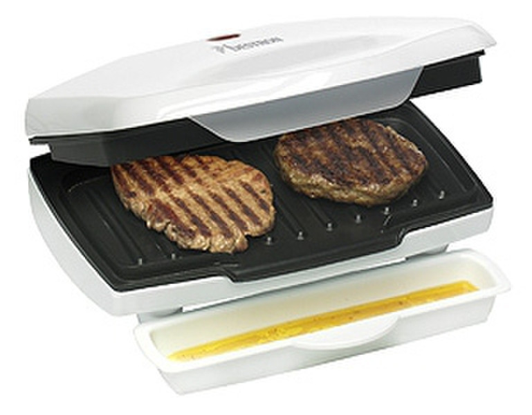 Bestron ASW490 Contact grill 700W White barbecue