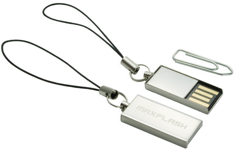 MaxFlash PD8GM5-R 8GB USB 2.0 Type-A Silver USB flash drive