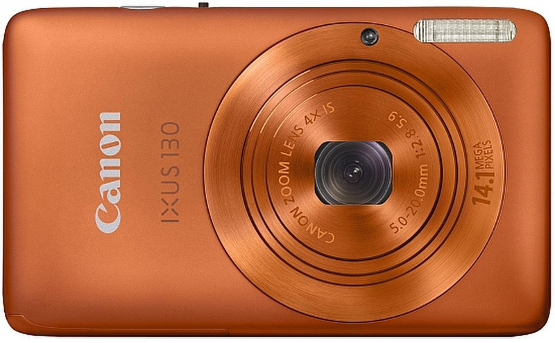 Canon Digital IXUS 130 Kompaktkamera 14.1MP 1/2.3Zoll CCD 4320 x 3240Pixel Orange