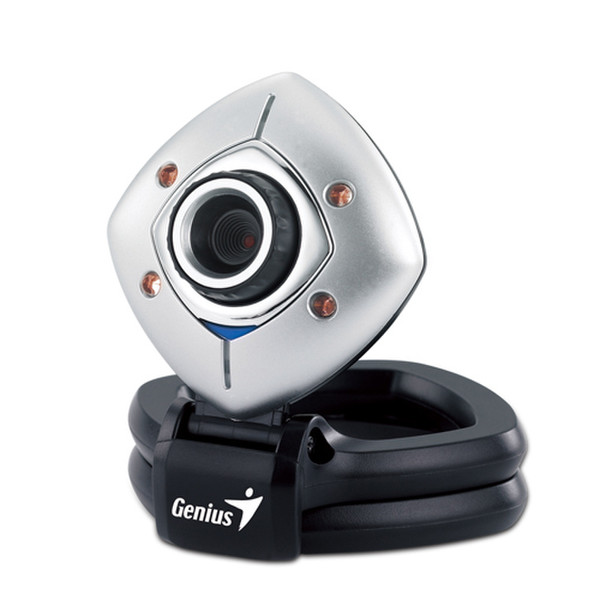 Genius eFace 1325R 1.3MP 1280 x 1024Pixel USB 2.0 Schwarz, Silber Webcam