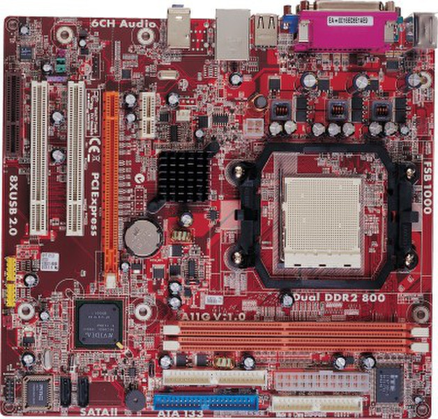 PC CHIPS A11G (V1.0) Socket AM2 Micro ATX motherboard