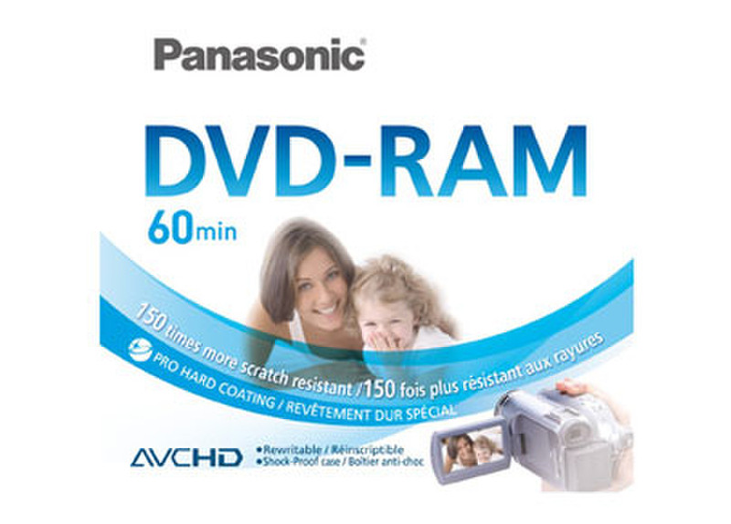 Panasonic LM-AF60E DVD-RAM (8 cm) 2.8GB DVD-RAM 1pc(s)