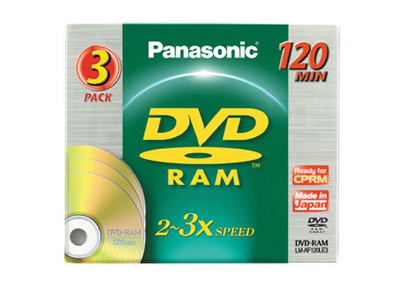 Panasonic DVD-RAM 4.7GB 3-PACK