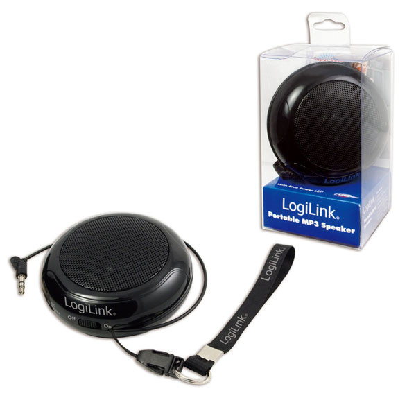 LogiLink SP0008 2W Black loudspeaker