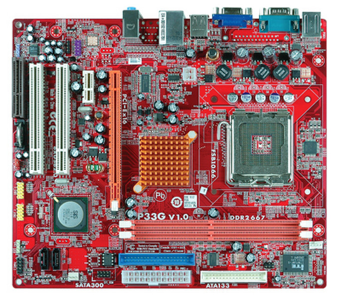 PC CHIPS P33G (V1.0) Socket T (LGA 775) Micro ATX motherboard